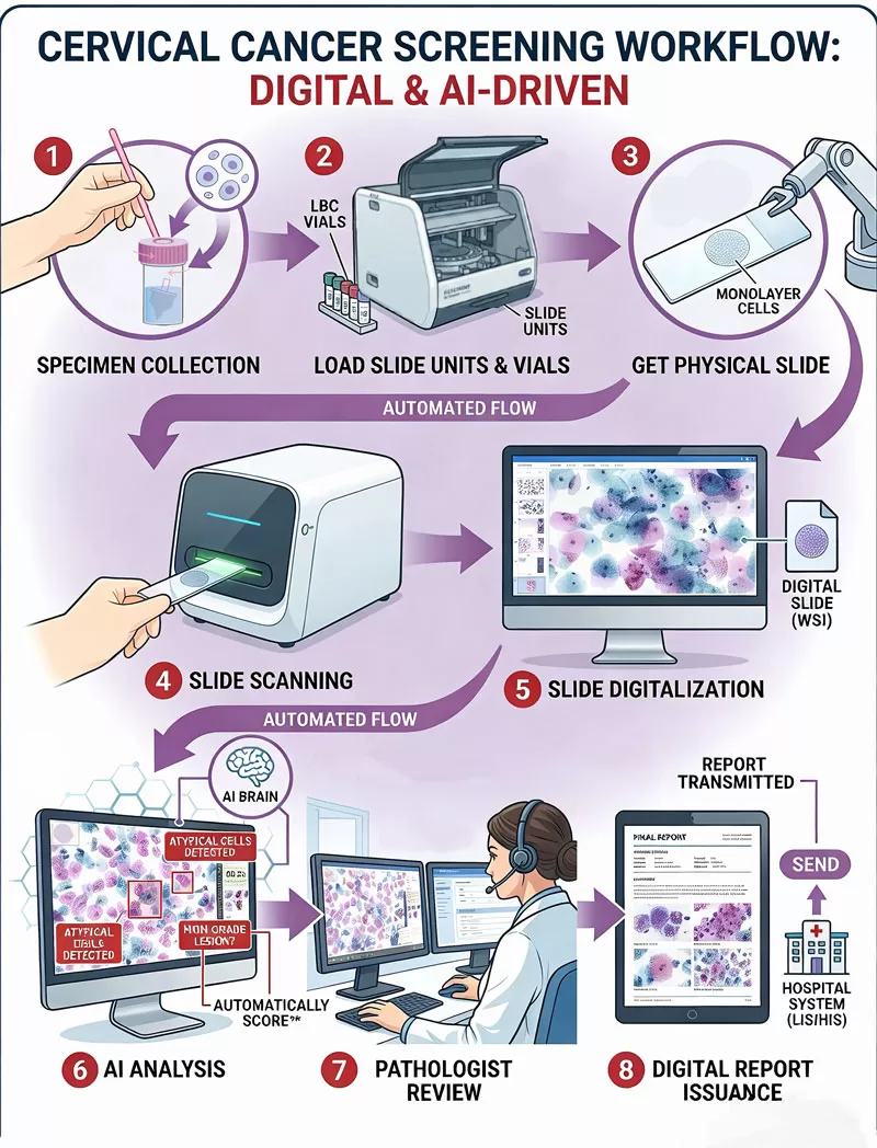 Cervical Cancer Screening Workflow